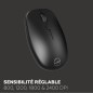 Ensemble mini clavier souris sans fil - MOBILITY LAB - CP420W - FR - Noir