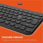 Ensemble mini clavier souris sans fil - MOBILITY LAB - CP420W - FR - Noir