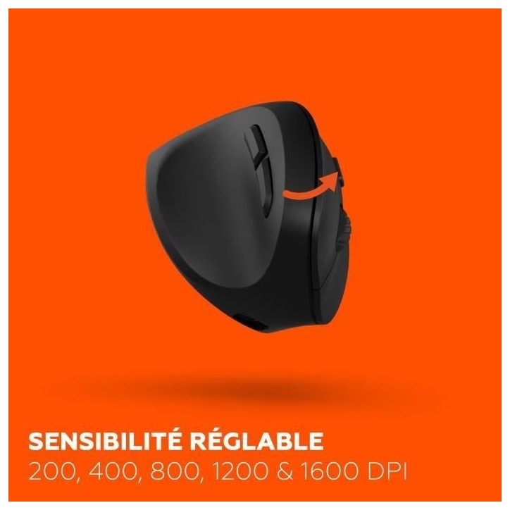 Souris sans fil - 2x Bluetooth + récepteur USB 2,4GHz - MOBILITY LAB - M30W-L - Ergonomique - Pour gaucher - Noir Souris sans fil - 2x Bluetooth + récepteur USB 2,4GHz - MOBILITY LAB - M30W-L - Ergonomique - Pour gaucher - Noir