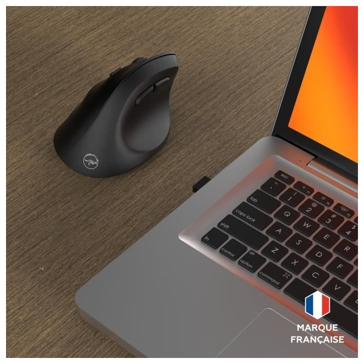 Souris sans fil - 2x Bluetooth + récepteur USB 2,4GHz - MOBILITY LAB - M30W-L - Ergonomique - Pour gaucher - Noir Souris sans fil - 2x Bluetooth + récepteur USB 2,4GHz - MOBILITY LAB - M30W-L - Ergonomique - Pour gaucher - Noir