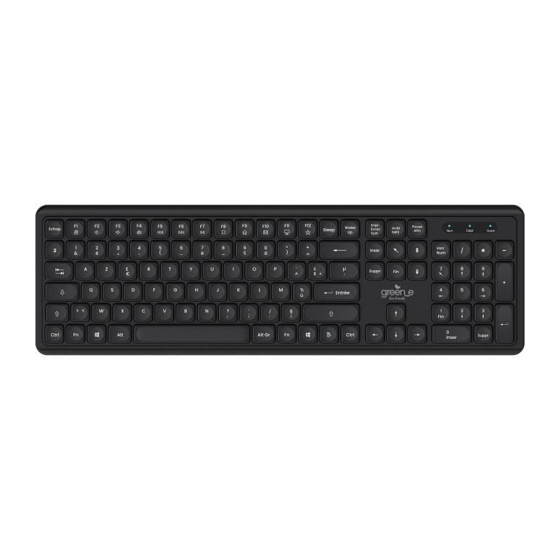 Clavier filaire écologique - MOBILITY - USB-A - Noir Clavier filaire écologique - MOBILITY - USB-A - Noir