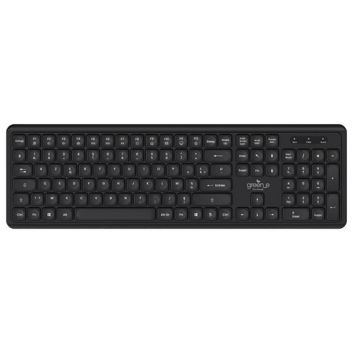 Clavier filaire écologique - MOBILITY - USB-A - Noir Clavier filaire écologique - MOBILITY - USB-A - Noir