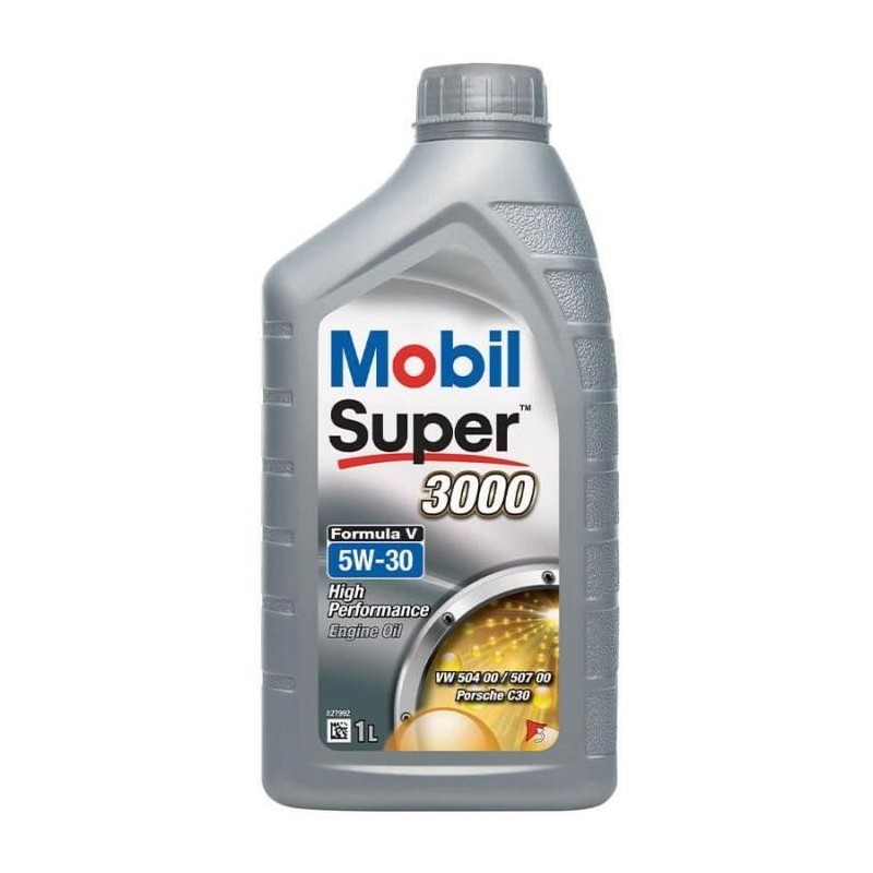 Huile moteur 5W-30 Synthétique - MOBIL - Super 3000 - Formula-V -bido Huile moteur 5W-30 Synthétique - MOBIL - Super 3000 - Formula-V -bido