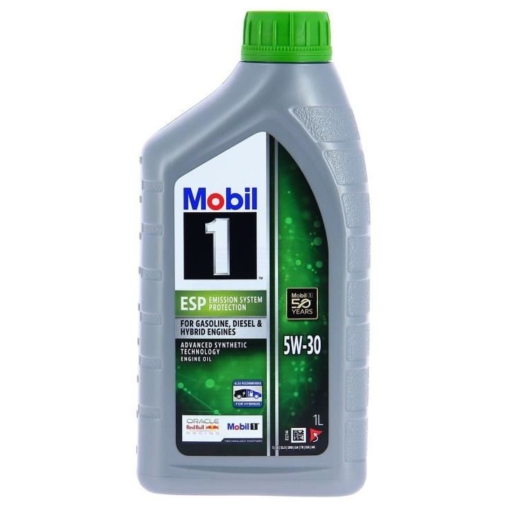 Huile moteur 5W-30 ESP Synthétique - MOBIL 1 - Formula-P -bidon 1L - Essence & Diesel - Nettoyante Huile moteur 5W-30 ESP Synthétique - MOBIL 1 - Formula-P -bidon 1L - Essence & Diesel - Nettoyante