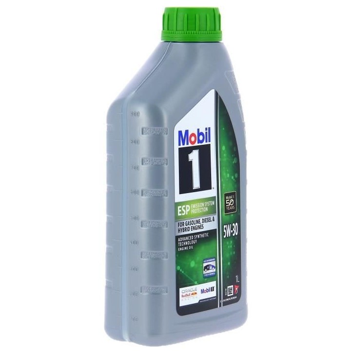Huile moteur 5W-30 ESP Synthétique - MOBIL 1 - Formula-P -bidon 1L - Essence & Diesel - Nettoyante Huile moteur 5W-30 ESP Synthétique - MOBIL 1 - Formula-P -bidon 1L - Essence & Diesel - Nettoyante