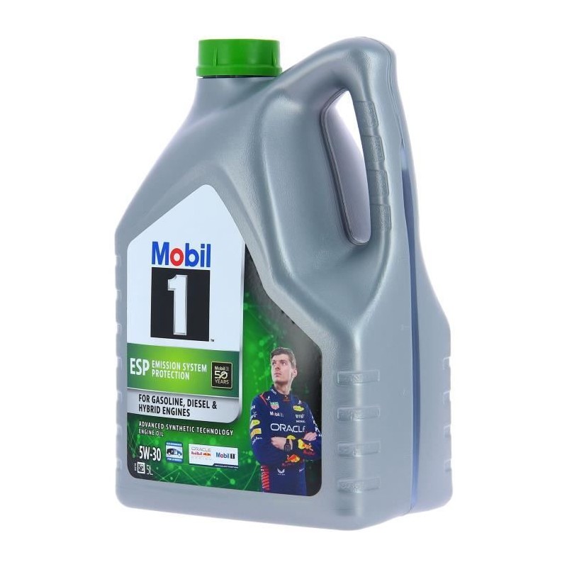 Huile moteur 5W-30 ESP Synthétique - MOBIL 1 - Formula-P -bidon 5L - Huile moteur 5W-30 ESP Synthétique - MOBIL 1 - Formula-P -bidon 5L -