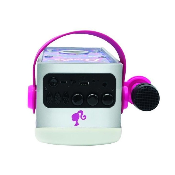 Puissante enceinte Bluetooth lumineuse Barbie avec micro Puissante enceinte Bluetooth lumineuse Barbie avec micro