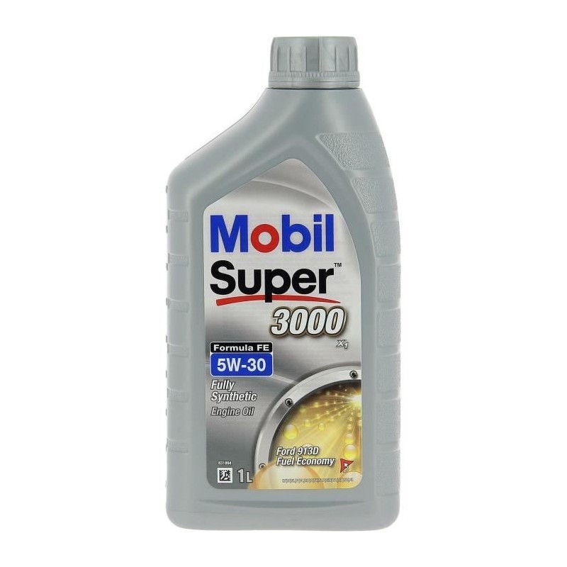 Huile moteur 5W-30 Synthétique - MOBIL - Super 3000 - Formula-XE -bid Huile moteur 5W-30 Synthétique - MOBIL - Super 3000 - Formula-XE -bid