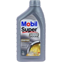 Huile moteur 5W-40 Synthétique - MOBIL - Super 3000 X1 - bidon 1L - h