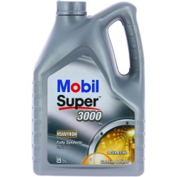 Huile moteur 5W-40 Synthétique - MOBIL - Super 3000 - Bidon 5L- haute