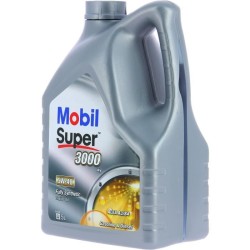 Huile moteur 5W-40 Synthétique - MOBIL - Super 3000 - Bidon 5L- haute