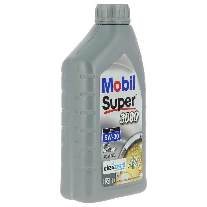 Huile moteur 5W-30 Synthétique - MOBIL - Super 3000 - Formula-XE -bidon 1L - haute performance anti-pollution Huile moteur 5W-30 Synthétique - MOBIL - Super 3000 - Formula-XE -bidon 1L - haute performance anti-pollution