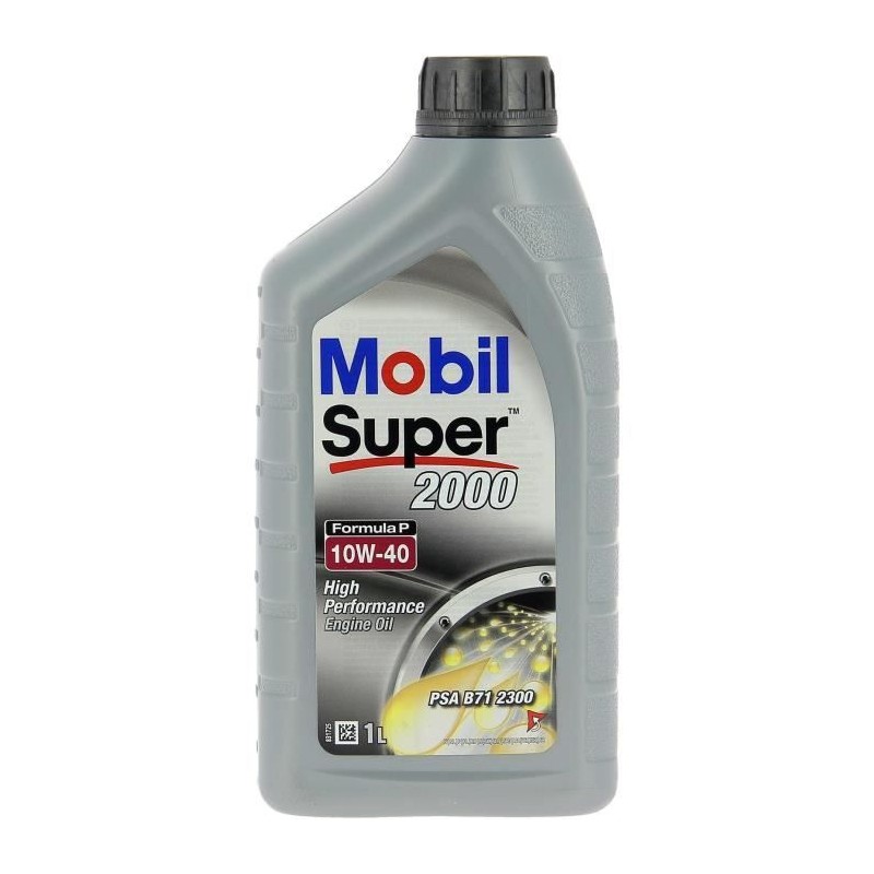 Huile moteur 10W-40 Synthétique - MOBIL - Super 2000 X1 - Formula-P - Huile moteur 10W-40 Synthétique - MOBIL - Super 2000 X1 - Formula-P -
