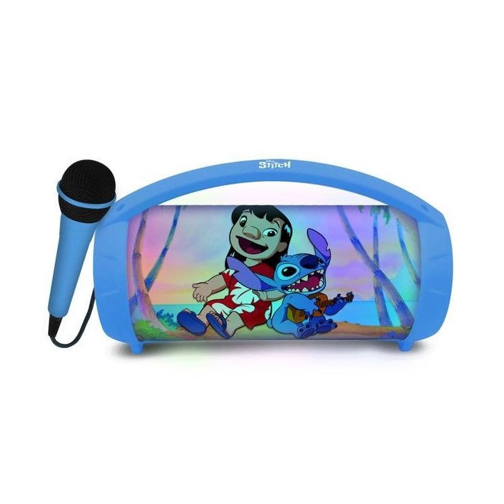 LEXIBOOK - Enceinte Bluetooth sans fil lumineuse avec micro - Batterie rechargeable - Disney Stitch LEXIBOOK - Enceinte Bluetooth sans fil lumineuse avec micro - Batterie rechargeable - Disney Stitch