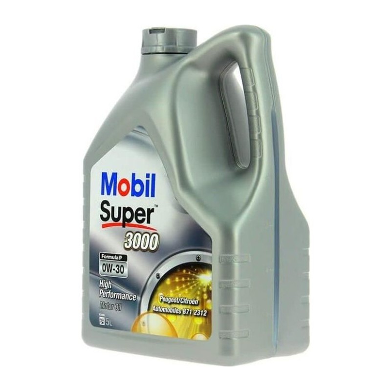 Huile moteur 0W-30 Synthétique - MOBIL - Super 3000 - Formula-V -bido Huile moteur 0W-30 Synthétique - MOBIL - Super 3000 - Formula-V -bido