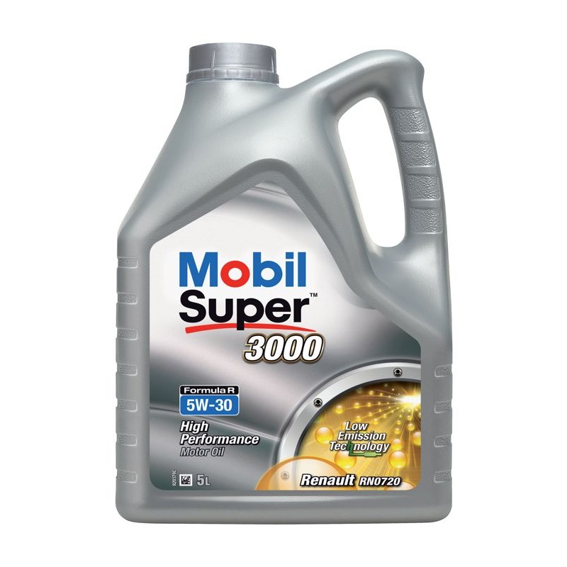 Huile moteur 5W-30 Synthétique - MOBIL - Super 3000 - Formula-R -bido Huile moteur 5W-30 Synthétique - MOBIL - Super 3000 - Formula-R -bido
