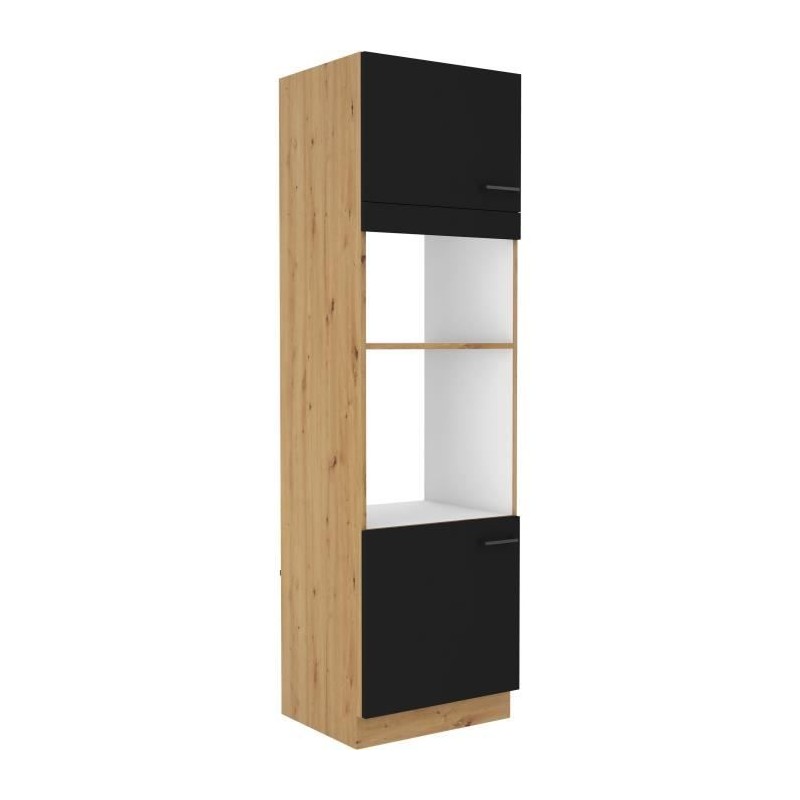 MODENA - Colonne four micro-ondes - 2 portes - 60 x 57 x 210 cm - Chen
