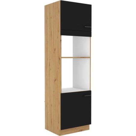 MODENA - Colonne four micro-ondes - 2 portes - 60 x 57 x 210 cm - Chen