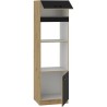 MODENA - Colonne four micro-ondes - 2 portes - 60 x 57 x 210 cm - Chen