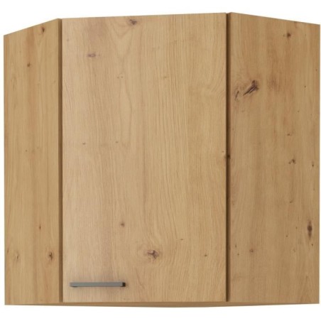 MODENA - Meuble haut d'angle - 89/89 x 31 x 71,5 cm - Chene artisan /