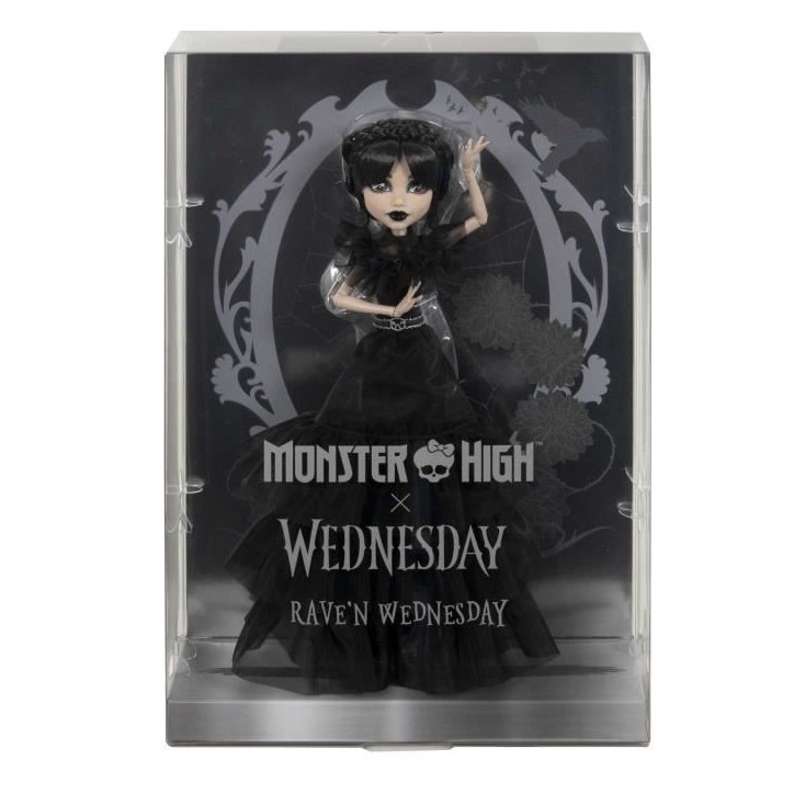 Monster High-Mercredi Addams en Tenue de Bal-Poup?e - Monster High - HXJ03 Monster High-Mercredi Addams en Tenue de Bal-Poup?e - Monster High - HXJ03