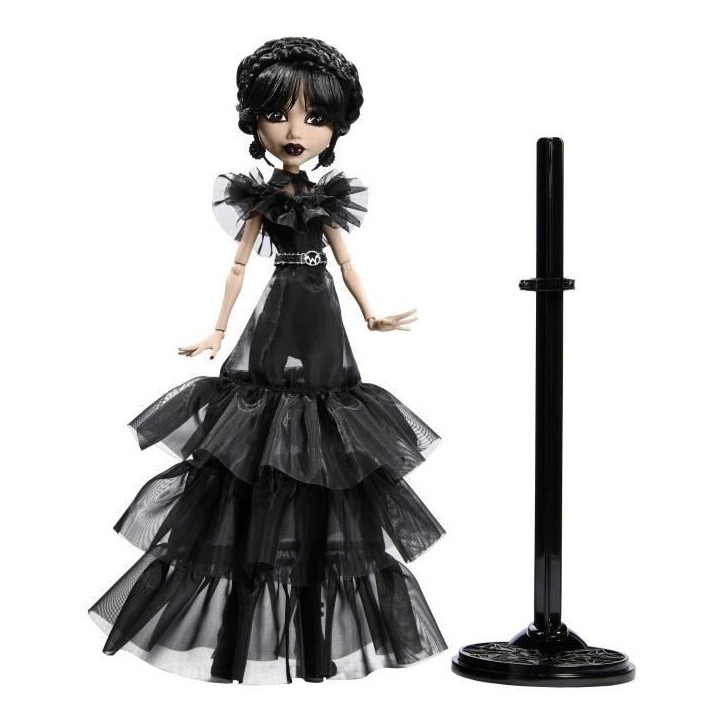 Monster High-Mercredi Addams en Tenue de Bal-Poup?e - Monster High - HXJ03 Monster High-Mercredi Addams en Tenue de Bal-Poup?e - Monster High - HXJ03