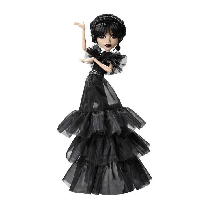 Monster High-Mercredi Addams en Tenue de Bal-Poup?e - Monster High - HXJ03 Monster High-Mercredi Addams en Tenue de Bal-Poup?e - Monster High - HXJ03