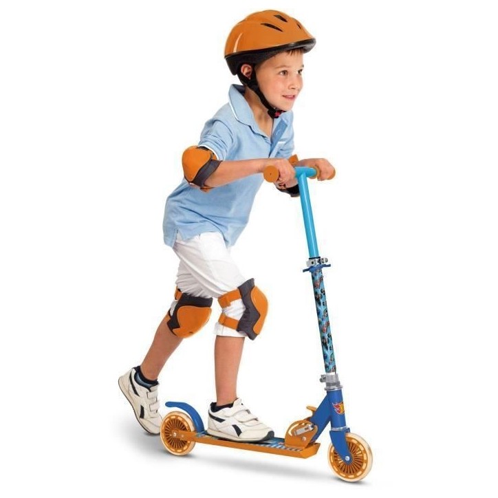 MONDO - Trottinette / Patinette 2 roues pliable - Hot Wheels MONDO - Trottinette / Patinette 2 roues pliable - Hot Wheels