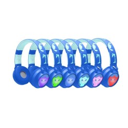 LEXIBOOK - Casque lumineux Bluetooth - Design 3D - Pliable et ajustabl