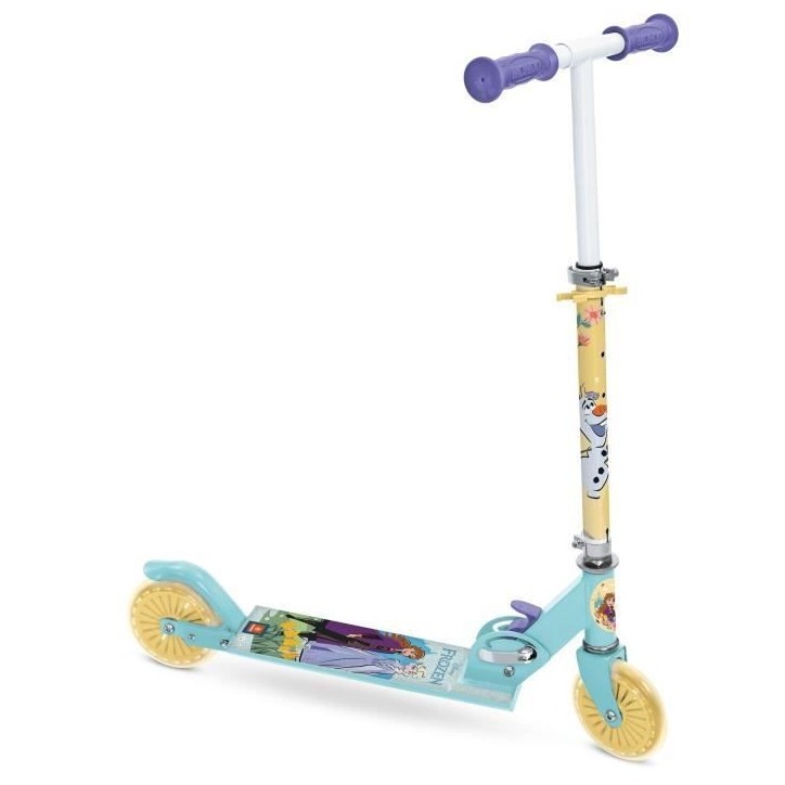 Trottinette 2 roues - MONDO - La Reine Des Neiges - Pliable - 50 kg max Trottinette 2 roues - MONDO - La Reine Des Neiges - Pliable - 50 kg max