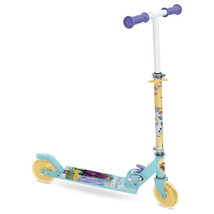Trottinette 2 roues - MONDO - La Reine Des Neiges - Pliable - 50 kg max Trottinette 2 roues - MONDO - La Reine Des Neiges - Pliable - 50 kg max