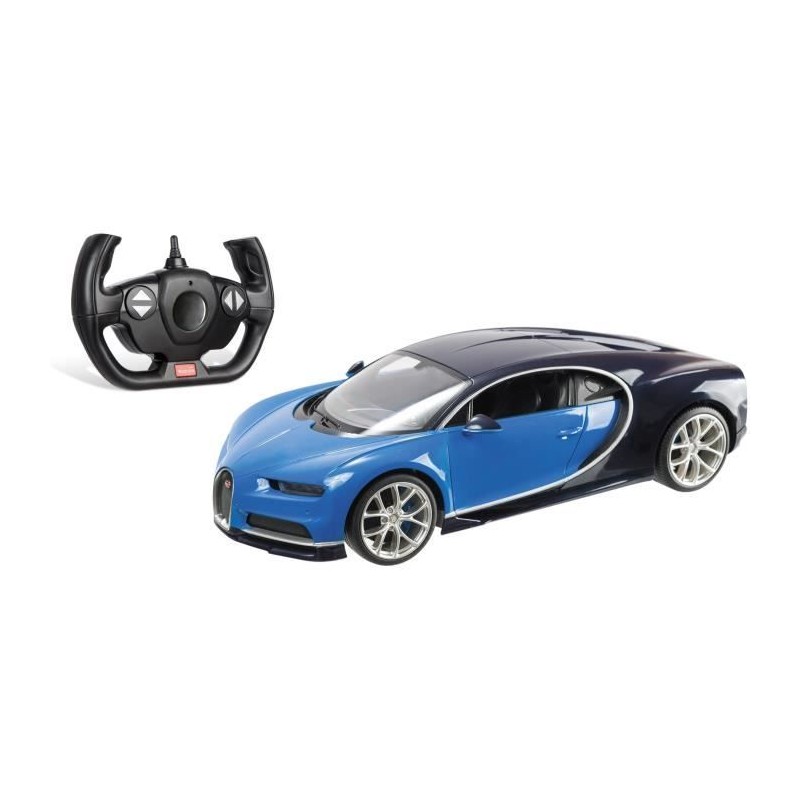 Véhicule radiocommandé Bugatti Chiron 1:14eme avec effets lumineux -