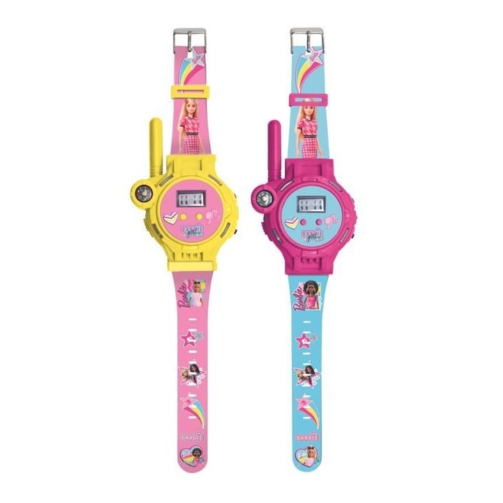 Montre digitale Barbie avec fonction talkie-walkie portée jusqu'a 200 m Montre digitale Barbie avec fonction talkie-walkie portée jusqu'a 200 m