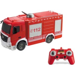 Véhicule radiocommandé Mercedes Antos Camion pompiers 1:26eme avec e