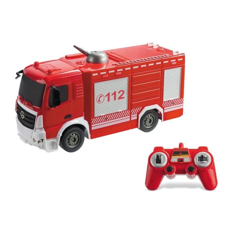 Véhicule radiocommandé Mercedes Antos Camion pompiers 1:26eme avec e Véhicule radiocommandé Mercedes Antos Camion pompiers 1:26eme avec e