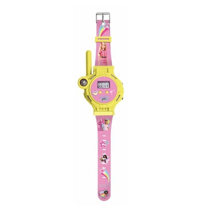 Montre digitale Barbie avec fonction talkie-walkie portée jusqu'a 200 m Montre digitale Barbie avec fonction talkie-walkie portée jusqu'a 200 m