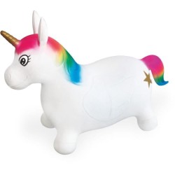 Ballon sauteur Licorne MONDO - PVC - Longueur 65cm - Pour enfants des