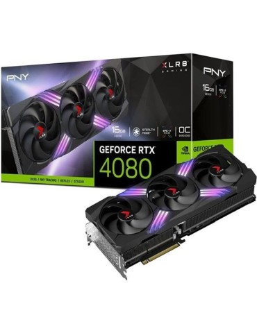 Carte graphique interne - PNY - GEFORCE RTX 4080 - 16GB - XLR8 Gaming VERTO - Overclocked Edition