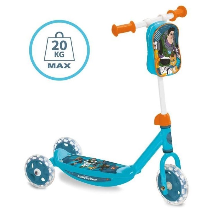 MONDO - Trottinette / Patinette 3 roues - Disney - Pixar - Buzz L'éclair