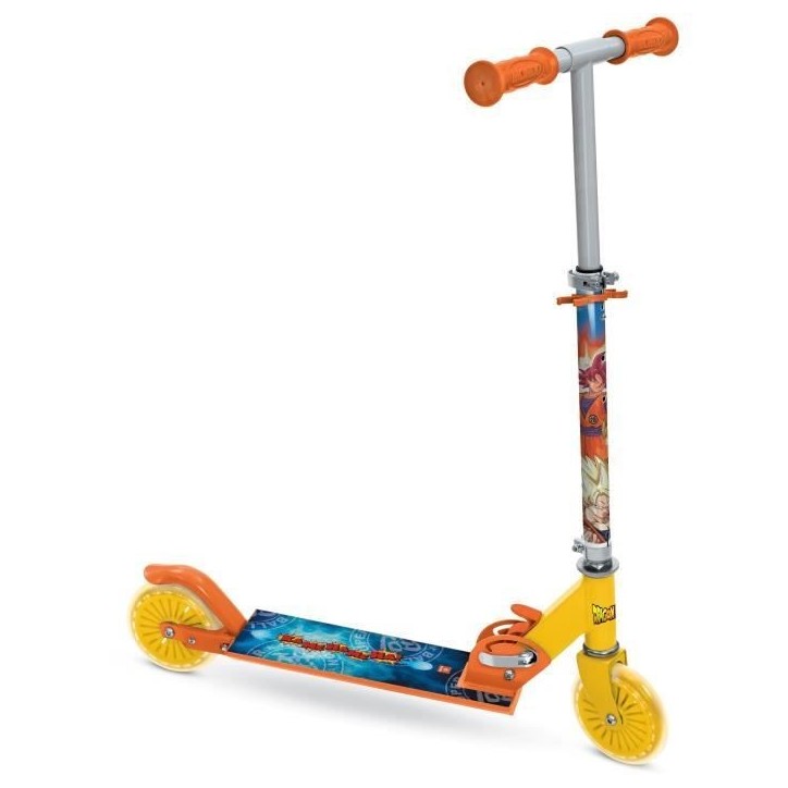 Trottinette 2 roues - MONDO - Dragonball - Pliable - 50 kg max Trottinette 2 roues - MONDO - Dragonball - Pliable - 50 kg max
