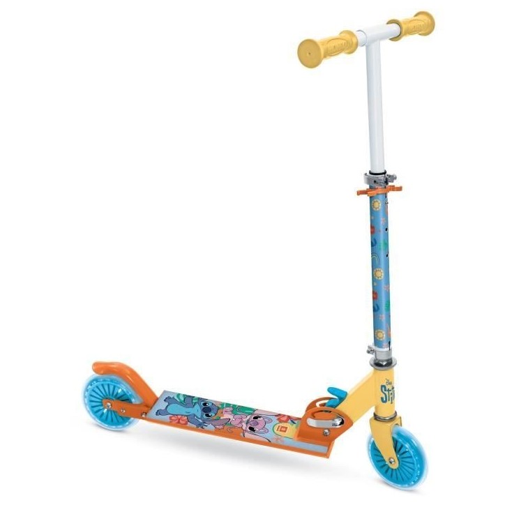 Trottinette 2 roues - MONDO - Stitch - Pliable - 50 kg max