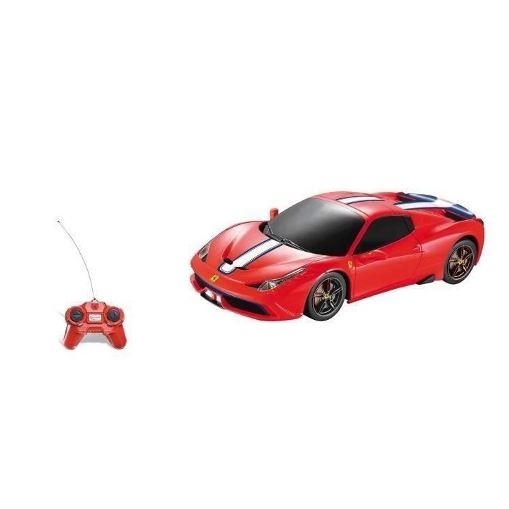 Voiture télécommandée Ferrari Italia Spec - MONDO Motors - Echelle 1:24 - Rouge - Pour enfants a partir de 3 ans