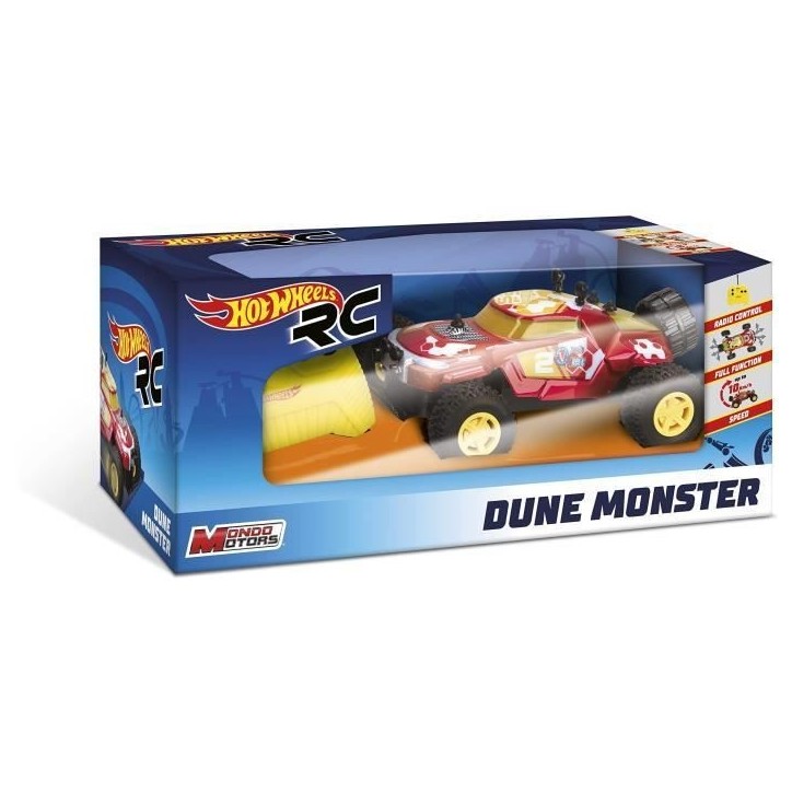 Buggy radiocommandé Hot Wheels Dune Monster - 19cm Buggy radiocommandé Hot Wheels Dune Monster - 19cm