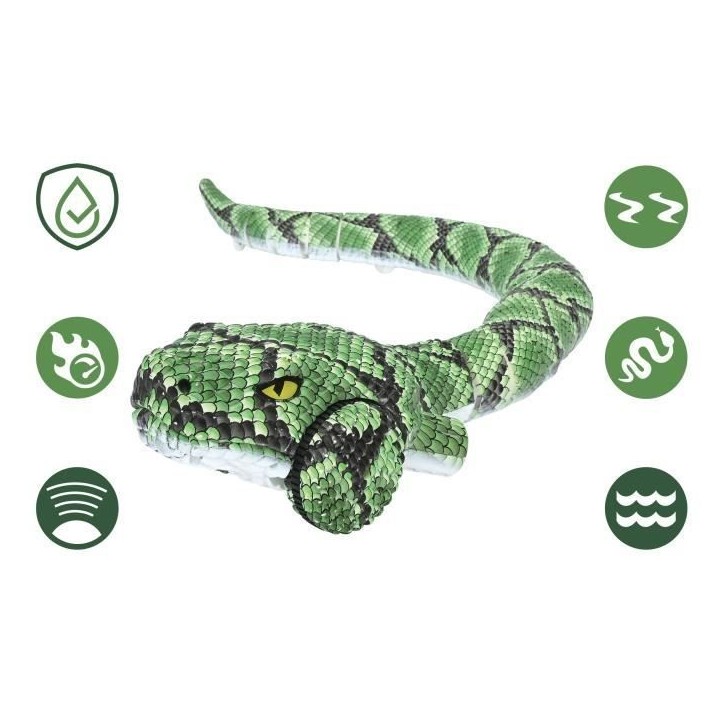 Jouet serpent amphibie télécommandé sans fil