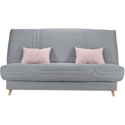 COMFORT BULTEX Clic clac 3 places - Tissu gris - Made in France - L 19