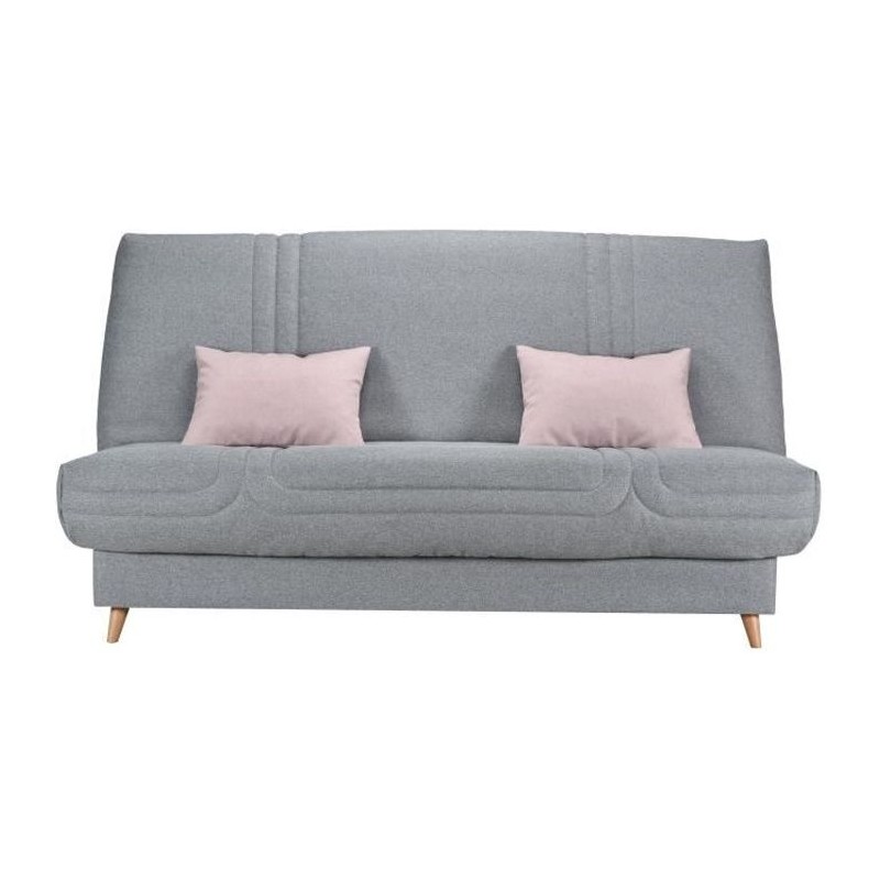 COMFORT BULTEX Clic clac 3 places - Tissu gris - Made in France - L 19 COMFORT BULTEX Clic clac 3 places - Tissu gris - Made in France - L 19