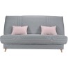 COMFORT BULTEX Clic clac 3 places - Tissu gris - Made in France - L 19