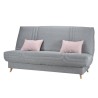 COMFORT BULTEX Clic clac 3 places - Tissu gris - Made in France - L 19