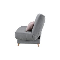 COMFORT BULTEX Clic clac 3 places - Tissu gris - Made in France - L 19