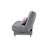 COMFORT BULTEX Clic clac 3 places - Tissu gris - Made in France - L 19